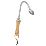 Berry&Bird Weed Puller Tool, Crack Weeder Cultivator Garden Hand Tools, Durable Curved Head Hook & Wooden Handle, Garden Digging, Edging, Planting Remover Tool for Patio Lawn Yard Moss Terrace Paving