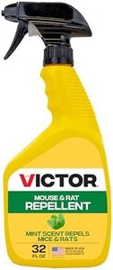 Victor Mouse and Rat Repellent Spray - M809 - Natural, Non-Toxic Rodent Repellent Spray for Indoor and Outdoor Use - Ready to Use - 32 fl oz Bottle - Up to 67 Linear Ft Coverage