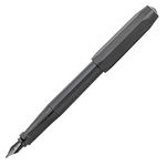 Kaweco PERKEO Fountain Pen All Black I Premium Fountain Pen for Ink Cartridges I Exclusive Fountain Pen 13 cm I Nib: M (Medium)