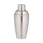 Viners Barware Brushed Silver Cocktail Shaker, 500ml