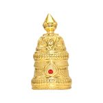 MOONPLUS God Ornament Gold Plated Full Round Crown/Kireedom for God