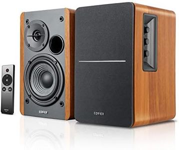 Edifier【Upgraded】 R1280Ts Powered Bookshelf Speakers - 2.0 Stereo Active Near Field Monitors - Studio Monitor Speaker - 42 Watts RMS with Subwoofer Line Out - Wooden Enclosure