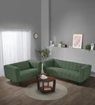 Sleepyhead Kiki - 3+2 Seater Sofa Set (Fabric, Sapling Green)