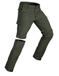 Wespornow Men's-Convertible-Hiking-Pants Quick Dry Lightweight Zip Off Breathable Cargo Pants for Outdoor, Fishing, Safari