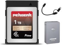 PERGEAR 1TB Cfexpress Type B Memory Card with Card Reader, Up to 1770MB/s Max Read Speed and 1500 MB/s Sustained Write Speed (1TB+Card Reader)