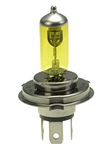 HELLA Optilux H71070682 XY Series H4 12V 60/55W Xenon Yellow Halogen Bulb Set