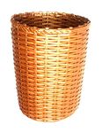 Paperus Sonas Creation Standard Size 11 Inch Tall, 10 Liter, Bronze Finish, Waste Basket, Open Top Dustbin, Trash Can, Indoor Planter, Storage Basket, Eco-friendly, Handmade, of Paper Ropes