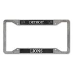 Rico Industries NFL Football Detroit Lions Pewter License Plate Frame 12" x 6"