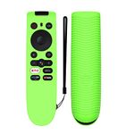 ETUZI Silicone Remote Cover for ONE Plus LED TV Remote Control Remote Case for 1+ Y Series LED Smart TV 32 inches [32Y1] 43 inches [43Y1] with Netflix YouTube Function (Luminous Green)