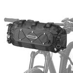 Rhinowalk Bike Handlebar Bag Waterproof Dry Bag 12L Bicycle Front Roll Bag Large Capacity Storage Bag Shoulder Bag for Bikepacking