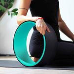 Tima Yoga Wheel. Relieve Back Pain and Improve Your Yoga Poses, Perfect for Stretching, Improving Flexibility and Backbends.