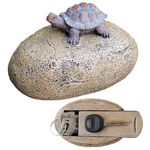 Memeyou Fake Rock Key Hider Decoration Safe Holder For Outdoor Yard Garden Outside Large Size Design Hide A House Spare Key Lock Box Turtle