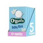 Organix Baby Rice Organic 6+ Months 100 g (Pack of 5)