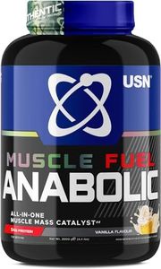 USN Muscle Fuel Anabolic Vanille Tout-en-un Shake de Protéines en Poudre (2kg) : Poudre protéinée anabolique pour la prise de muscle - Nouvelle formule améliorée.
