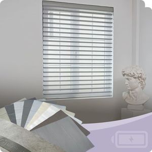 Graywind Shangrila Shades Cordless Polyester Privacy Blinds for Home Office, One Size (Fabric Samples)