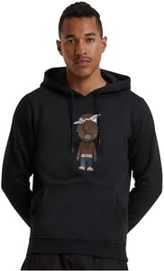 Mister Tee MT2589-LA Sketch Hoody Hooded Sweatshirt, Black, S Men's