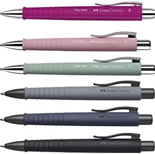 Faber-Castell Poly Ball XB - Set di 6 penne a sfera