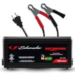 Schumacher Electric 1.5A Battery Charger and Maintainer, 3-in-1 Solution for 6V/12V Batteries, SC1355, for Motorcycle, Power Sport, Car, and Boat Batteries