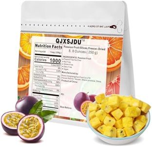 Freeze Dried Passion Fruit Cubes 8.8oz/250g No Sugar Added Sweet & Sour Snacks - Perfect for Baking, Tea, Yogurt, Smoothies, Desserts & Creative Cooking