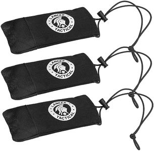 Lancer Tactical Airsoft Tactical Airsoft Barrel Cover w/Bungee Cord for Airsoft Guns and Paintball Markers-3 Pack (Black)
