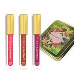 Daughter Earth Glitter Lip Gloss | Vitamin E Plant Based Flavoured Lip Coat For Women | Hydrating Lips | Aromatic Super Glossy & Moisturises The Skin With Skin Loving Nutrients | Pack of 3 | 5 ml Each