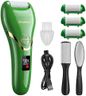 Electric Foot File Feet Hard Skin Remover, Professional Callus Remover Foot Grinder Pedicure Foot Care Utensil Cutters Accessories for Dead Skin Dry Skin, USB Rechargeable with 3 Replacement Rollers