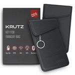 KRUTZ Faraday Pouch for Car Keys | Anti-theft Signal Blocking Pouch for Car Security | RFID Signal Blocker | Modern and Compact Faraday Bag (2 Pack)