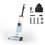 Polti Rollysteam WD50C Cordless, Wet and Dry Vacuum Cleaner with Steam, 450 W, Complete Cleaning in One Pass, Cordless, Self-Cleaning, White