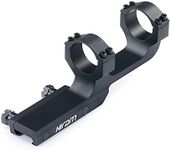 Hiram Extended Cantilever Scope Ring Mount Dual Ring Picatinny Rail Mount for Rifle Scopes and Firearm Crossbow Airsoft Gun Flashlight Scopes More, 25mm 30MM (30MM)