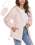 TCOT Womens Rain Jacket with Hood L