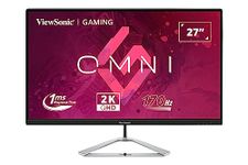 ViewSonic VX2780-2K 27" Frameless QHD IPS flat 1ms MPRT 170Hz gaming monitor, 2 HDMI, DisplayPort, Freesync Premium, HDR10