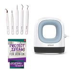 Cricut Easy Press Mini Heat Press Machine Zen Blue and Weeder Tool Set Bundle - Portable Iron Press for Iron-On Vinyl Projects - Precision Tip for Small Objects Shoes Hats Shirts -Handheld Sublimation