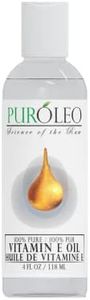 PUROLEO Vitamin E Oil 4 FL Oz/118 ML (Packed in Canada) For Skin Hair Face vitamins Liquid pure Vitamine Pure Oil Ideal for Sensitive vitamin e oil for skin vitamin e oil for face vitamin e oil for hair vitamin-e oil