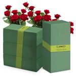 Caliko 4x Wet Brick Floral Foam Block | 23x11x7cm Large Wet Florist Foam Bricks for Fresh Flowers | Flower Foam Blocks for Wedding Aisle, Birthdays |Home Decorations Flower Arranging Accessories.