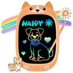 PINKCAT Toddler Toys Boys Girls Gifts, LCD Writing Tablet Kids Toys for 2 3 4 5 6 7 8 Year Old Baby Doodle Pad Educational Drawing Tablet Birthday (Yellow)