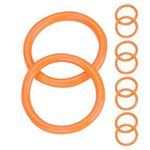 MAGT O Ring, 10pcs High Strength Polyurethane O Rings for Paintball Gun CO2 Air Tank 13.8 * 1.9mm (Red)