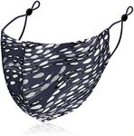 JELLAVERB 100% Natural Mulberry Silk Face Mask for Women and Men with Filter Pocket and Adjustable Ear Strap Dot Printed Reusable And Washable