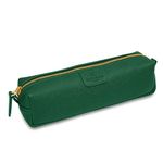 NEORAH– Pen Pouch| Large capacity Pen Pouch for pen, pencil and stationery| Handcrafted Portable pen case for school, college, office supplies|pencil holder for boys and girls(Size 21x6cm) -DARK GREEN