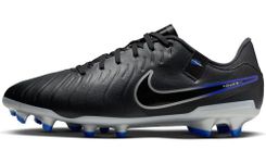 Nike Men's Legend 10 Football Shoe, Black/Chrome-Hyper Royal, 11 UK