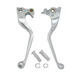 S SYUU Polished Brake and Clutch Levers Compatible with Harley Davidson XL Sportster 883 1200 XL883 XL1200 Compatible withty Eight Seventy Two 2014-2020