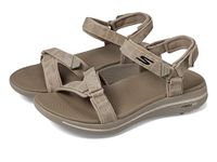 Skechers Women's Arch Fit Spikeless Golf Sandal Sneaker, Taupe, 8