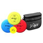 Prodigy Disc ACE Line Starter Disc Golf Set - Official Disc and Frisbee Golf Discs Set - 1x Starter Disc Golf Bag, 1x Fairway Driver, 1x Midrange Disc, 1x Putt & Approach, 1x Mini Marker Disc