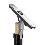 AdHoc KU50US Push & Pull Waiter Corkscrew with Bottle Opener, 6", Stainless Steel