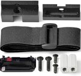 RcThjia Battery Holder Mount Hold Down Upgrade Part for 1/10 Tamiya TT02 TT02D TT02B TT02BR Aluminum Alloy Battery Holder with Strap RC Upgrade Replacement Parts