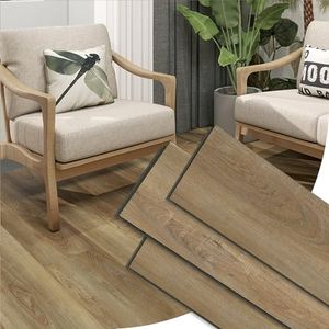 19.56 Sq.Ft SPC Vinyl Flooring Plank Click‑Lock Rigid Core Wood Look Luxury Waterproof Floor Tile 5 Planks with IXPE Pad 9"×62.6" x8 mm 30mil Wear Layer Scratch Resistant,Cabana Driftwood