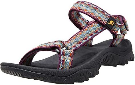 CAMEL CROWN Hiking Sport Sandals for Women Anti-skidding Water Sandals Comfortable Athletic Sandals for Outdoor Wading Beach Purple-new 11