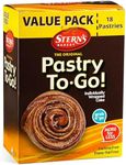 Cinnamon Buns Breakfast Pastry | 18 Cookies Individually Wrapped | Cinnamon Rolls Snack Cakes | Coffee Snacks | On the Go Snacks for Kids & Adults | Holiday, Parties | 27 oz Stern’s Bakery