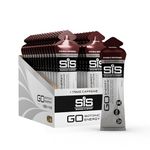 Science In Sport GO Isotonic Energy Gels, Running Gels with 22 g Carbohydrates, Low Sugar, Double Espresso Flavour, 60ml (30 Packs)