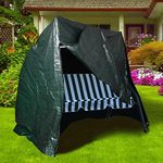 RAM ONLINE Heavy Duty Waterproof 3 Seater Swinging Garden Hammock Cover with Zip,L,Green,9653