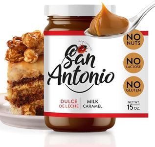 San Antonio Dulce de Leche Classic Milk Caramel Spread - Gluten & Lactose Free Dessert Filling & Toppings, Ideal for Ice Cream, Cake, Coffee, Pancakes, Creamy & Rich Fruit Dip -15 oz